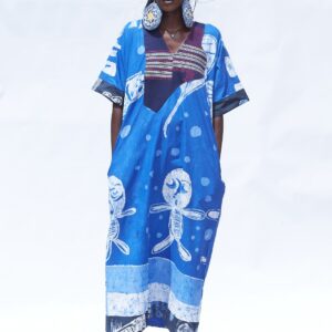 Indigo Heritage Batik Kaftan